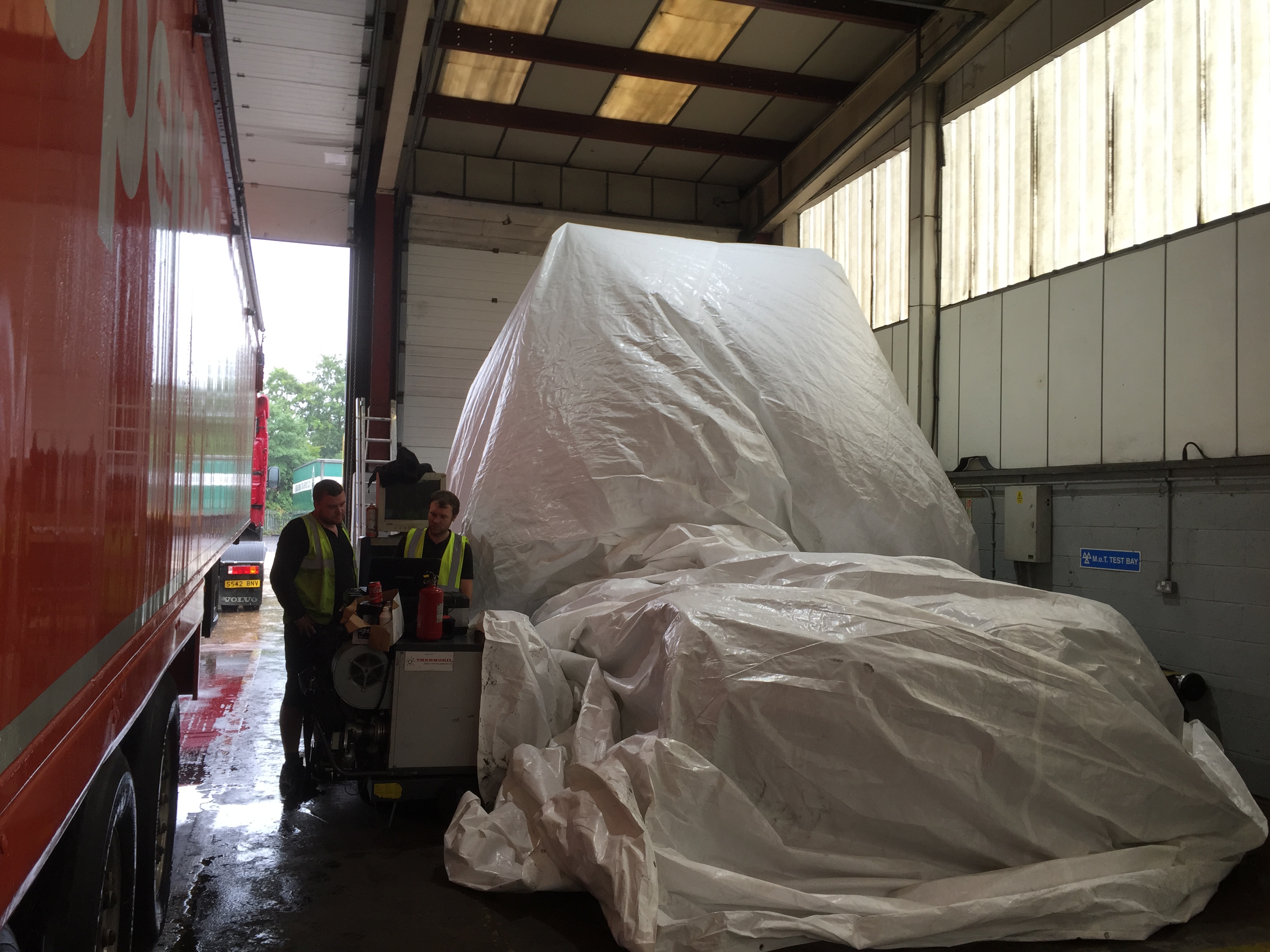 Transport Vehicle Treatment